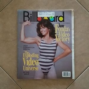 1985 Jane Fonda Billboard Magazine